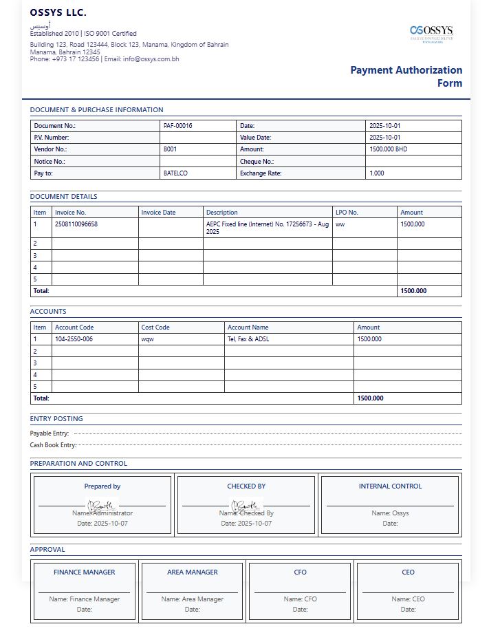 Print and PDF generation